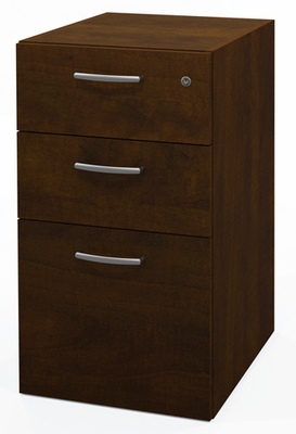 Bestar Pro-Biz Full Pedestal in Chocolate - click to enlarge