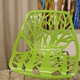 Birch Sapling Green Plastic Modern Minimalist Dining Chair (Set of 2) - click to enlarge