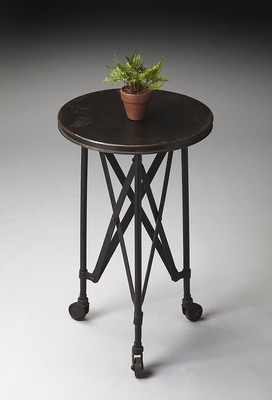 Butler  Iron on Iron Casters Accent Table - click to enlarge