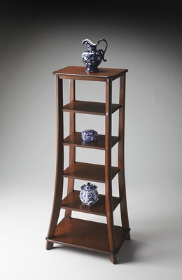 Butler Plantation Cherry Six Rectangular Shelves Etagere - click to enlarge