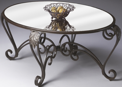 Butler Specialty Oval Cocktail Table Metalworks Finish - 2103025 - click to enlarge