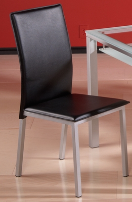 Chintaly Valerie Side Chair with Upholstered Back - click to enlarge