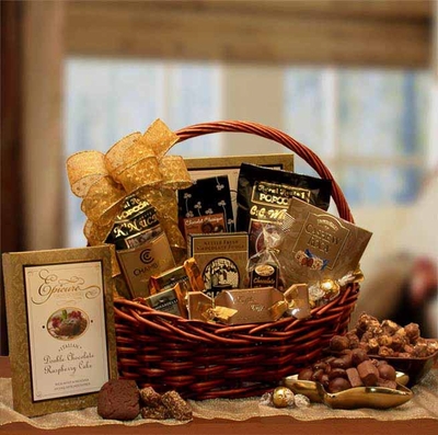 Chocolate Gourmet Gift Basket - click to enlarge