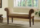 Coaster Stately upholstered bench in Brown - 100224