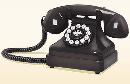 Crosley Kettle Classic Phone Black - CR62-BK - Crosley Radio