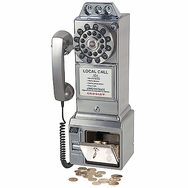 Crosley Payphone with Brushed Chrome Finish - CR56-BC - Crosley Radio
