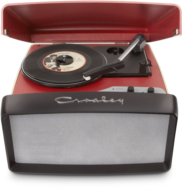 Crosley Red Collegiate Portable USB Turntable - CR6010A-RE