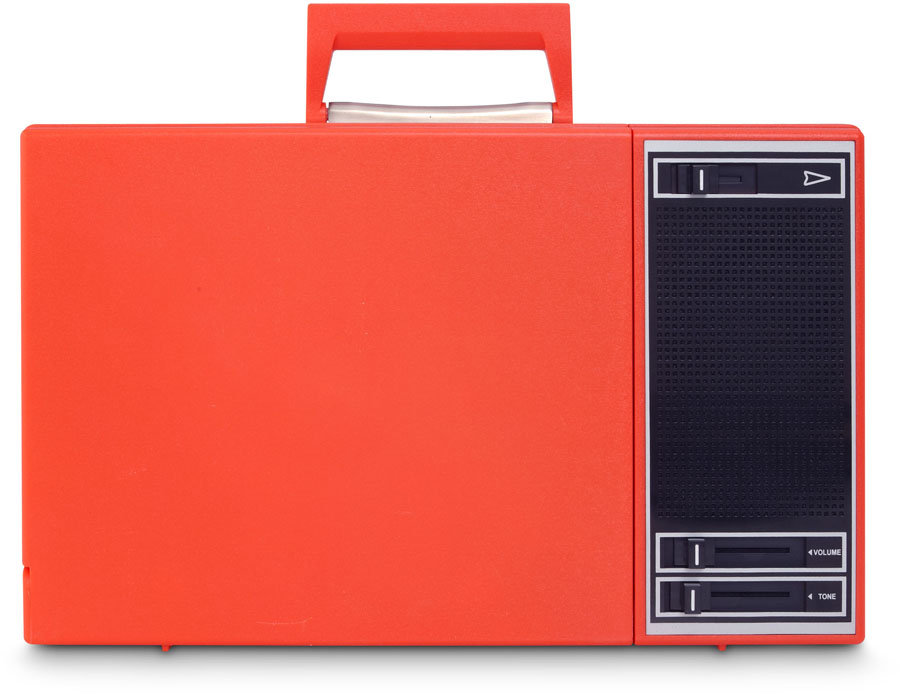 Crosley Red Spinnerette Portable USB Turntable - CR6016A-RE