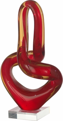 Dale Tiffany Art Glass Twisted Figurine - click to enlarge