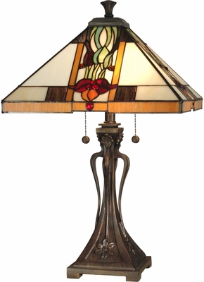 Dale Tiffany Natalie Mission Table Lamp - click to enlarge