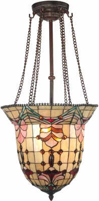 Dale Tiffany Red Baroque Foyer Fixture - click to enlarge