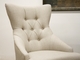 Daphne Scooped Back Neutral Linen Fabric Modern Dining Chair (Set of 2) - click to enlarge
