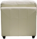 Diamond Sofa Zen Contemporary Armless Leather Chair - click to enlarge