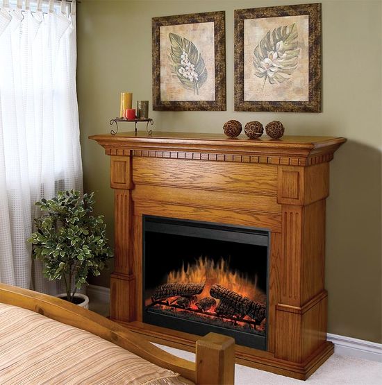 Dimplex Essex Oak Electric Fireplace Indoor Transitional - GDS30-1086O -  GDS30-1086O - Dimplex Electric Fireplaces