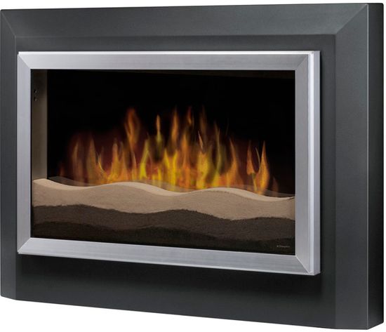 Dimplex Wall Mounted Gunmetal Sahara Plasma Fireplace - Dimplex Electric  Fireplaces