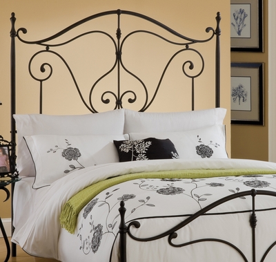 Hillsdale Caffrey Dusty Bronze Headboard - King with Rails - click to enlarge