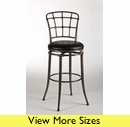 Hillsdale Claymont Swivel Stool  Pewter Rub / Black
