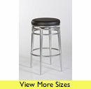 Hillsdale Hyde Park Backless Swivel Stool Chrome