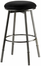 Hillsdale Sanders Adjustable Backless Bar Stool in Pewter - 4150-831