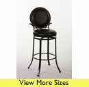 Hillsdale Spencer Swivel Stool Matte Black