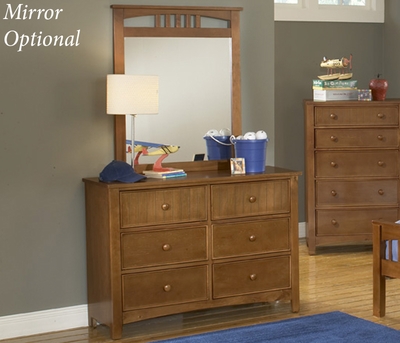 Hillsdale Taylor Falls Youth Bedroom Dresser Six Drawers - click to enlarge