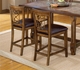 Hillsdale Villagio Scroll Back Non-Swivel Counter Stools - Set Of 2 - click to enlarge