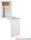 Holly & Martin Leo Fold-Out Convertible Desk - Winter White - click to enlarge
