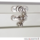 Holly & Martin Leo Fold-Out Convertible Desk - Winter White - click to enlarge