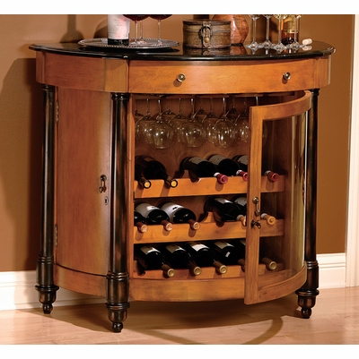 Howard Miller Merlot Valley Wine and Bar Cabinet - 695016 - Howard Miller