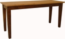 International Concepts BE58-39 Shaker Styled Bench - Ready To Assemble Cinnamon / Espresso
