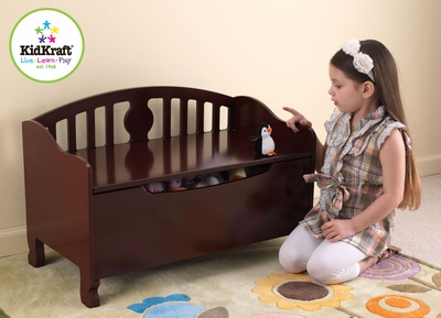 Kidkraft Queen Anne Toy Chest - Cherry - click to enlarge