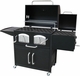 Landmann Bravo Premium Charcoal Grill with offset smoker - click to enlarge
