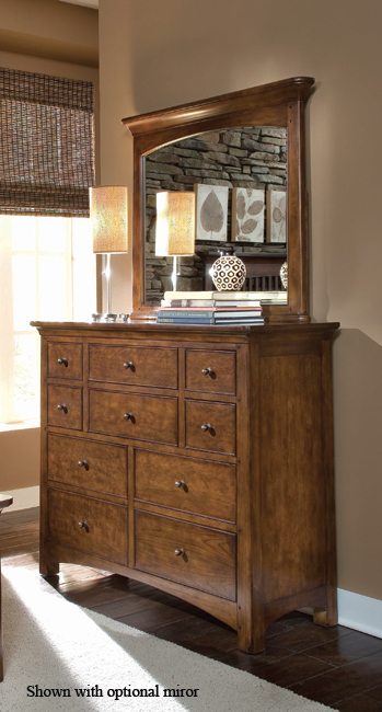 Lea Crossover Bureau Dresser - Burnished Cherry Finish - 826-210 - Lea  Furniture