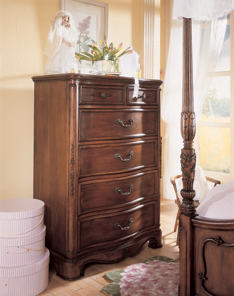 Lea Jessica McClintock 6 Drawer Chest in Cherry - 228-151 - Lea