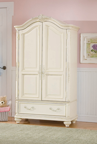 Lea Jessica McClintock Antique White Door Chest - 203-122 - Lea