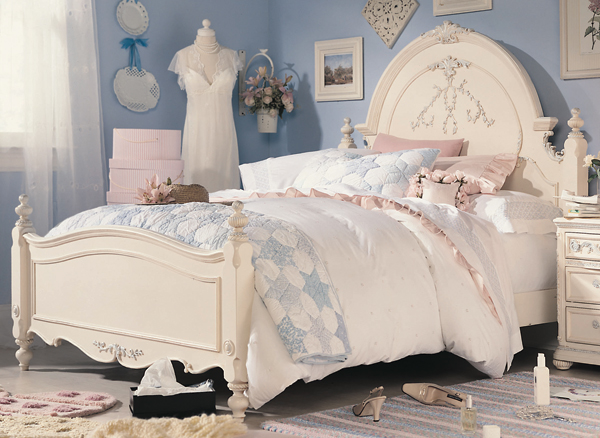 Lea Jessica McClintock Queen Panel Bed - 203-950-KIT2 - Lea Furniture