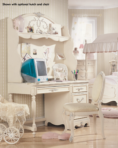Lea Jessica McClintock Student Desk in Antique White - 203-345