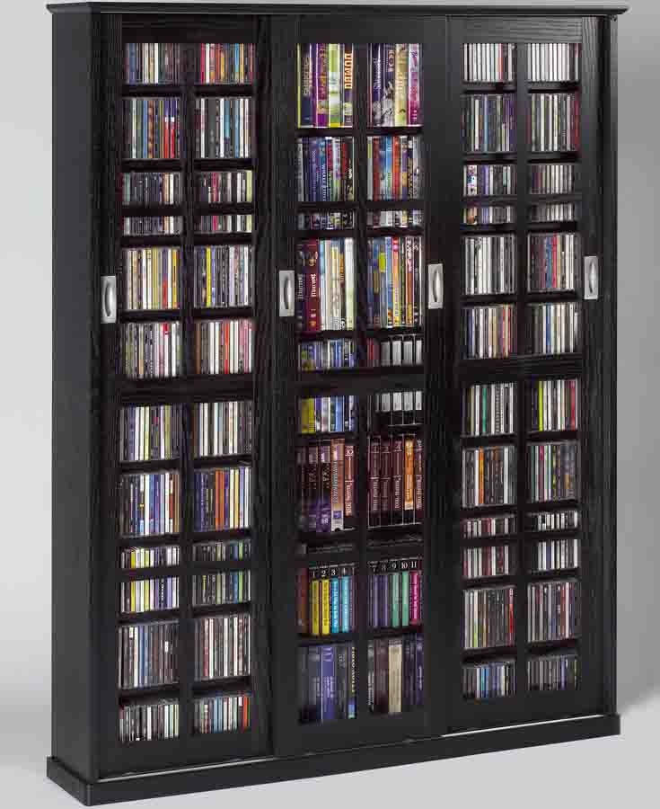 Leslie Dame MS-1050BLK Black Mission Style Sliding Glass Door