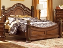 Liberty Messina Estates Queen Poster Bed - Cognac