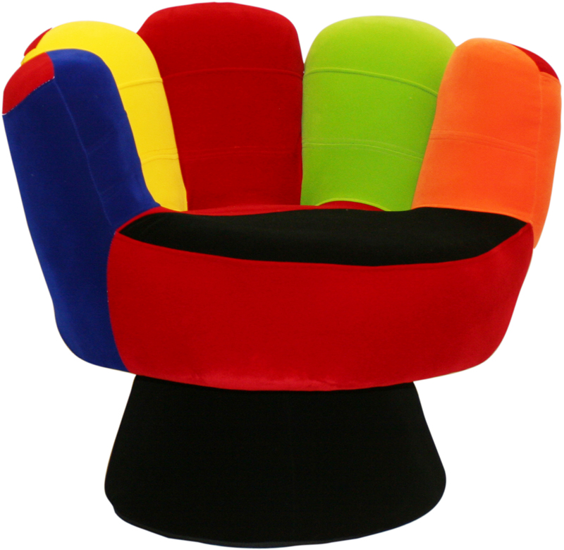 Lumisource Mitt Chair™ Regular Size Multi - CHR-MITT3529-V