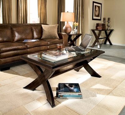 Magnussen Roxboro Hazelnut Accent Table Set - click to enlarge