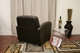 Marena Brown Leather Contemporary Club Chair - click to enlarge