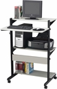 Mayline Soho Adjustable Computer Workstation in Gray