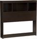 My Space, My Place Twin Bookcase Headboard in Walnut - Lane Furniture 316-435 - click to enlarge
