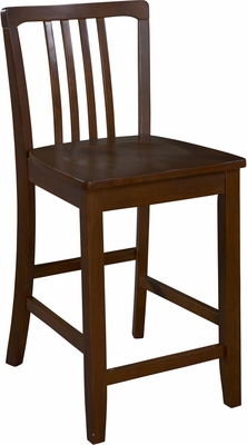 Navy Stool in Rich Espresso - click to enlarge