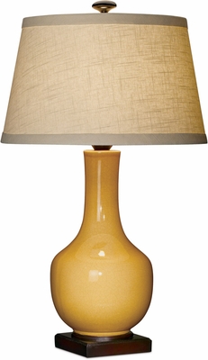 Pacific Coast Lighting Frit Maize Crackle Table Lamp - click to enlarge