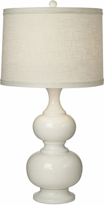 Pacific Coast Lighting Terra Bella White Table Lamp - click to enlarge