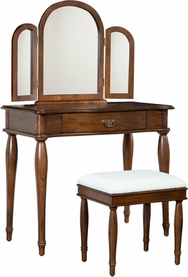 Powell Kraven Dark Hazelnut Vanity - click to enlarge