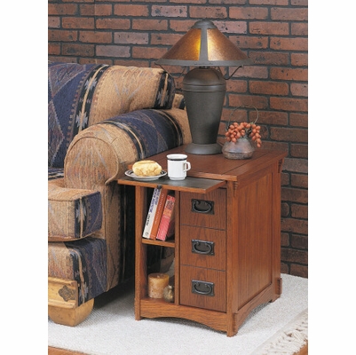 Mission Magazine Rack Powell Mission Oak Magazine Rack Cabinet - PO356 - 356 - Powell Furniture