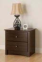 Prepac Fremont Espresso 2 Drawer Night Stand